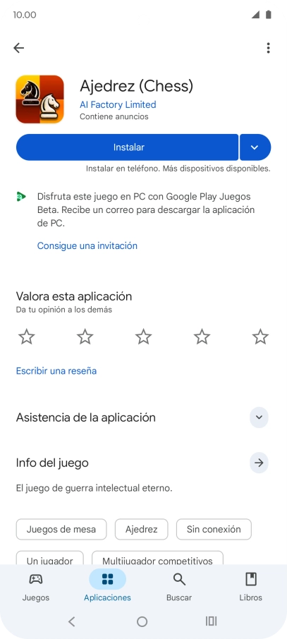 Pulsa la tecla de inicio para terminar y regresar a la pantalla de inicio.
