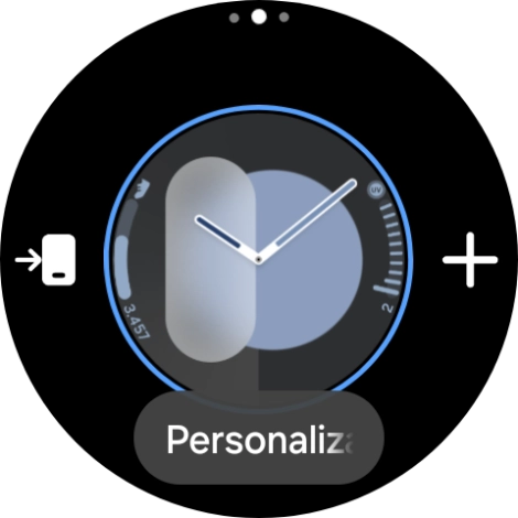 Desliza el dedo hacia la izquierda por la pantalla.