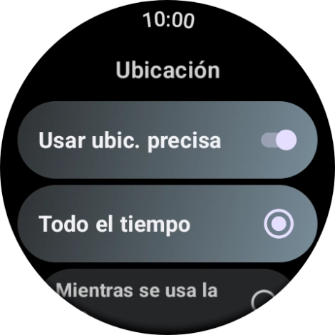 Pulsa dos veces el botón de retroceso.