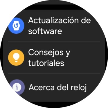 Pulsa Actualización de software.