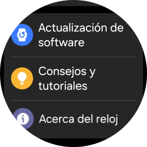 Pulsa Actualización de software.