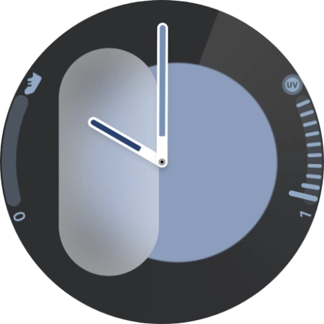 Mantén pulsado el botón de inicio hasta que se reinicie el smartwatch.