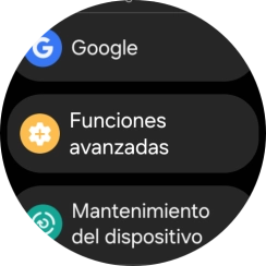 Pulsa Funciones avanzadas.