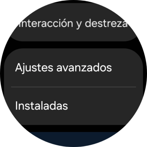 Pulsa Ajustes avanzados y sigue las indicaciones de la pantalla para seleccionar los ajustes deseados.