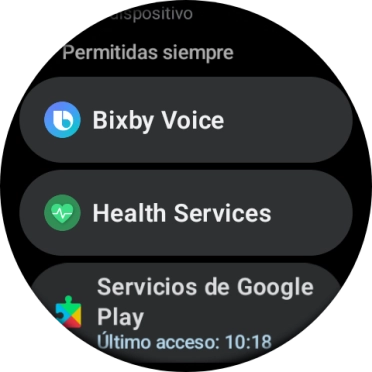 Pulsa la app deseada.