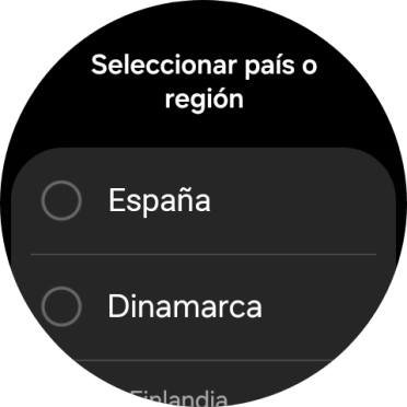 Pulsa la región deseada.