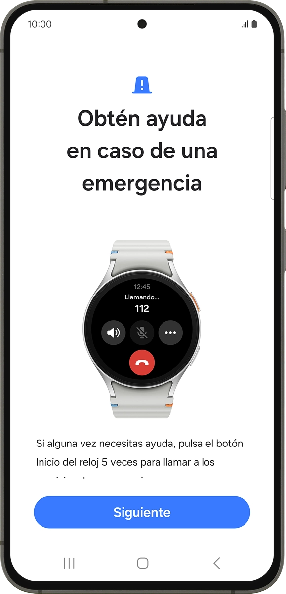En el teléfono: Pulsa Siguiente.
