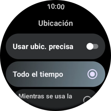 Sigue las indicaciones de la pantalla para seleccionar los ajustes deseados y activar o desactivar la función.