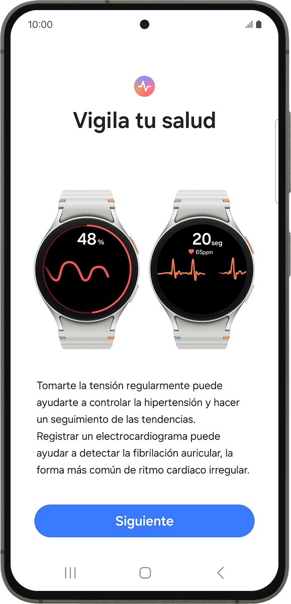 En el teléfono: Pulsa Siguiente.