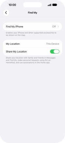 Press Find My iPhone.
