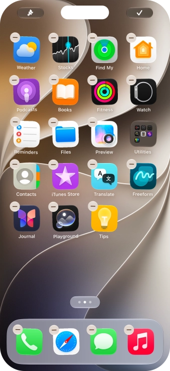 Press the edit icon.