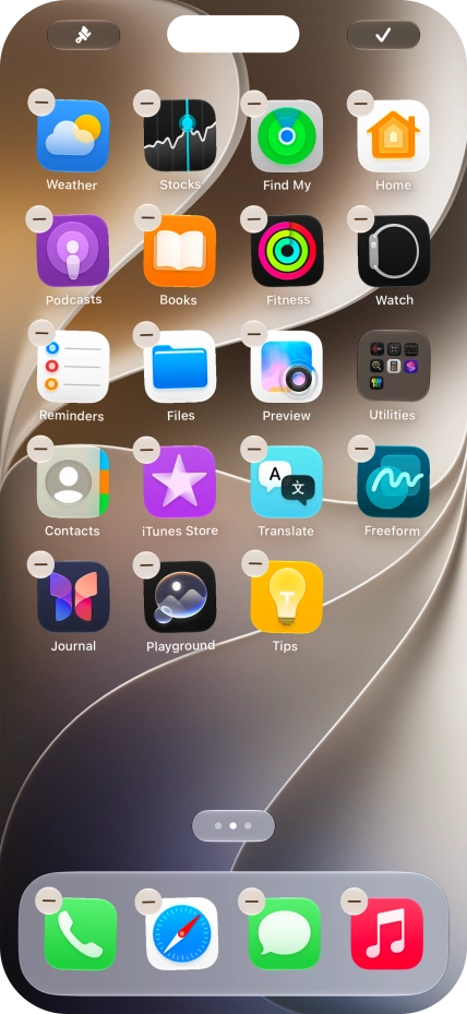 Press the edit icon.
