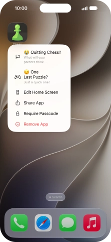 Press Require Passcode.