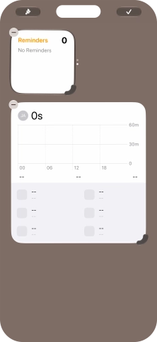 Press the confirm icon.