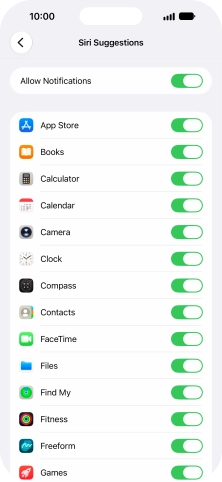 Press the indicator next to Press the indicator next to