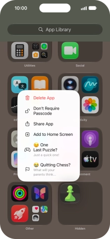 Press Don't Require Passcode.