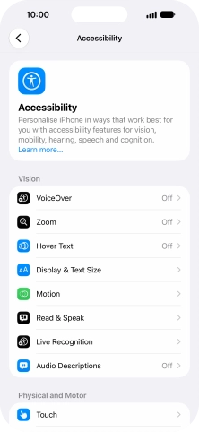 Press the required category below 