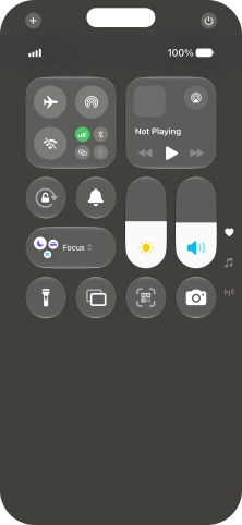 Press the sound mode icon to turn silent mode on or off.