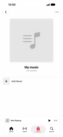 Press Add Music.