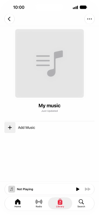 Press Add Music.