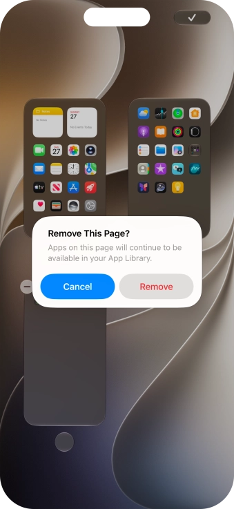 Press Remove.