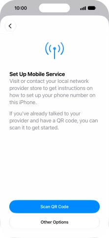 Press Scan QR Code.