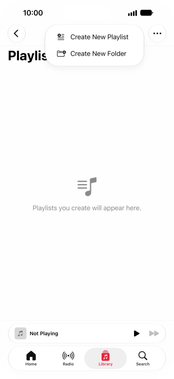 Press Create New Playlist.