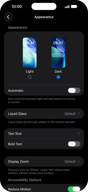 Press the indicator next to Press the indicator next to