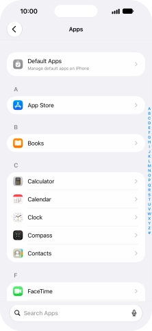 Press App Store.