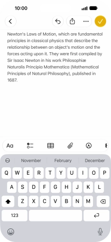 Press the Siri AI icon and follow the instructions on the screen to type or speak the required command.