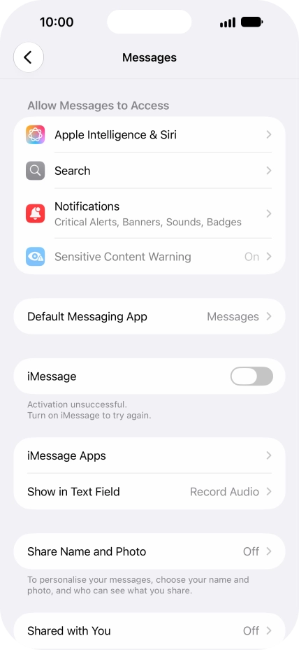 Press the indicator next to Press the indicator next to