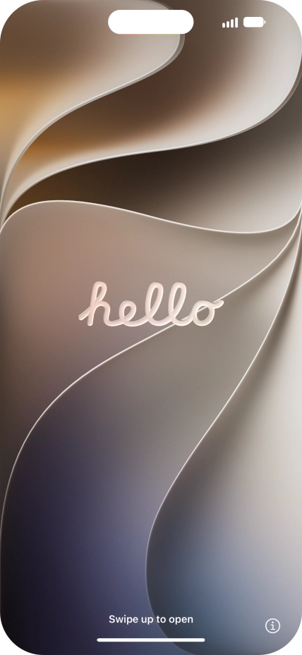 Slide your finger upwards starting from the bottom of the screen. Slide your finger upwards starting from the bottom of the screen.