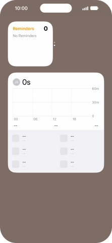 Press and hold the required Widget Stack.