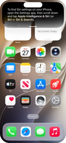 Ask questions about functions and settings on your phone.