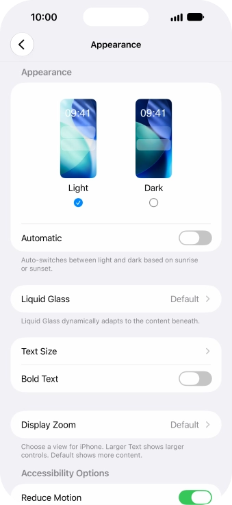 Press Dark. Press Dark.