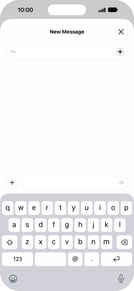 Press the add icon.