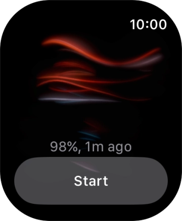 Press Start and wait a moment until the measurement is done.