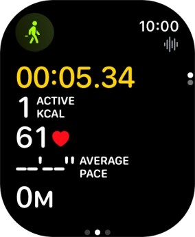 Slide your finger right starting from the left side of the screen.