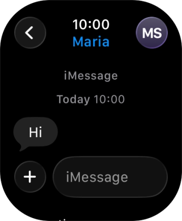 Press iMessage.