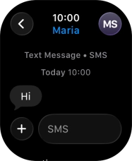 Press SMS.