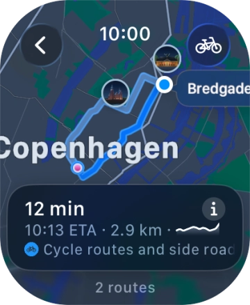 Turn the Digital Crown to navigate in a menu. Turn the Digital Crown to navigate in a menu.