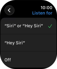 Press the required setting to turn the function on or off.