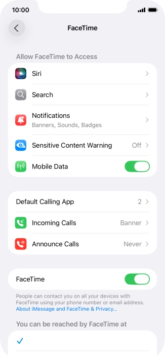Press the indicator next to Press the indicator next to