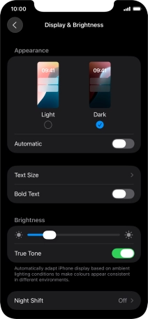 Press the indicator next to Press the indicator next to