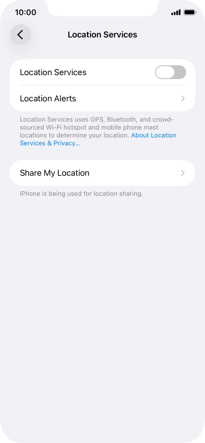 Press the indicator next to Press the indicator next to