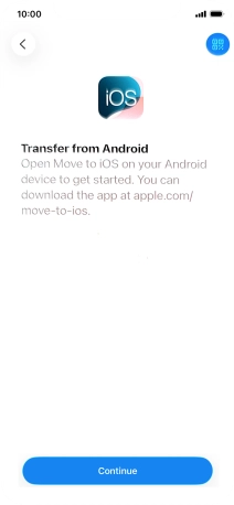 To transfer content to your phone, you need to install the app 