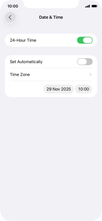 Press the indicator next to Press the indicator next to
