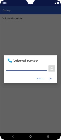 Key in +61414121121 and press OK.