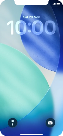 Press and hold anywhere on the lock screen. Press and hold anywhere on the lock screen.