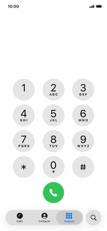 Key in ##002# and press the call icon.